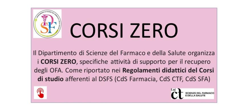 CORSI ZERO 2026/27