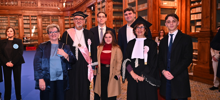 La delegazione del DSFS alla Inaugurazione dell'anno accademico 2025-2026